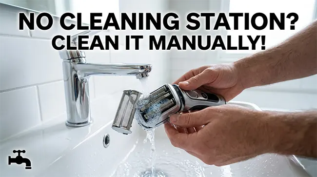 How to Clean an Electric Shaver Without a Cleaning Station